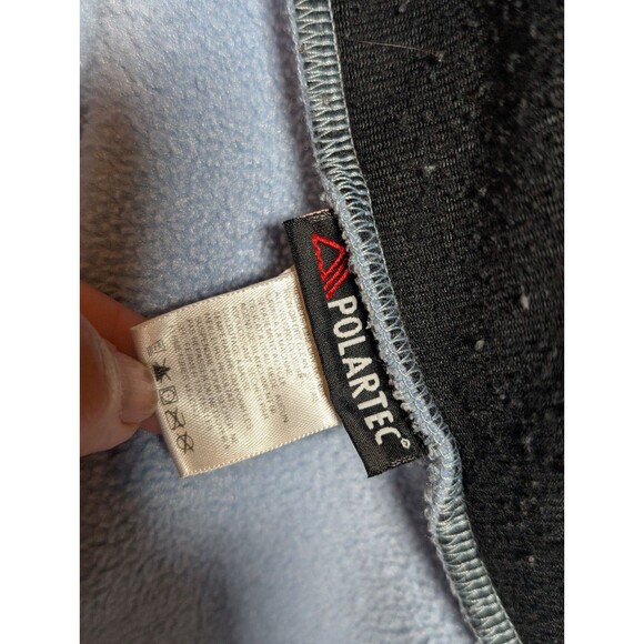 The North Face Denali Fleece Polartec Full Zip Jacket Light Blue Gray Youth M/L* - Picture 5 of 9